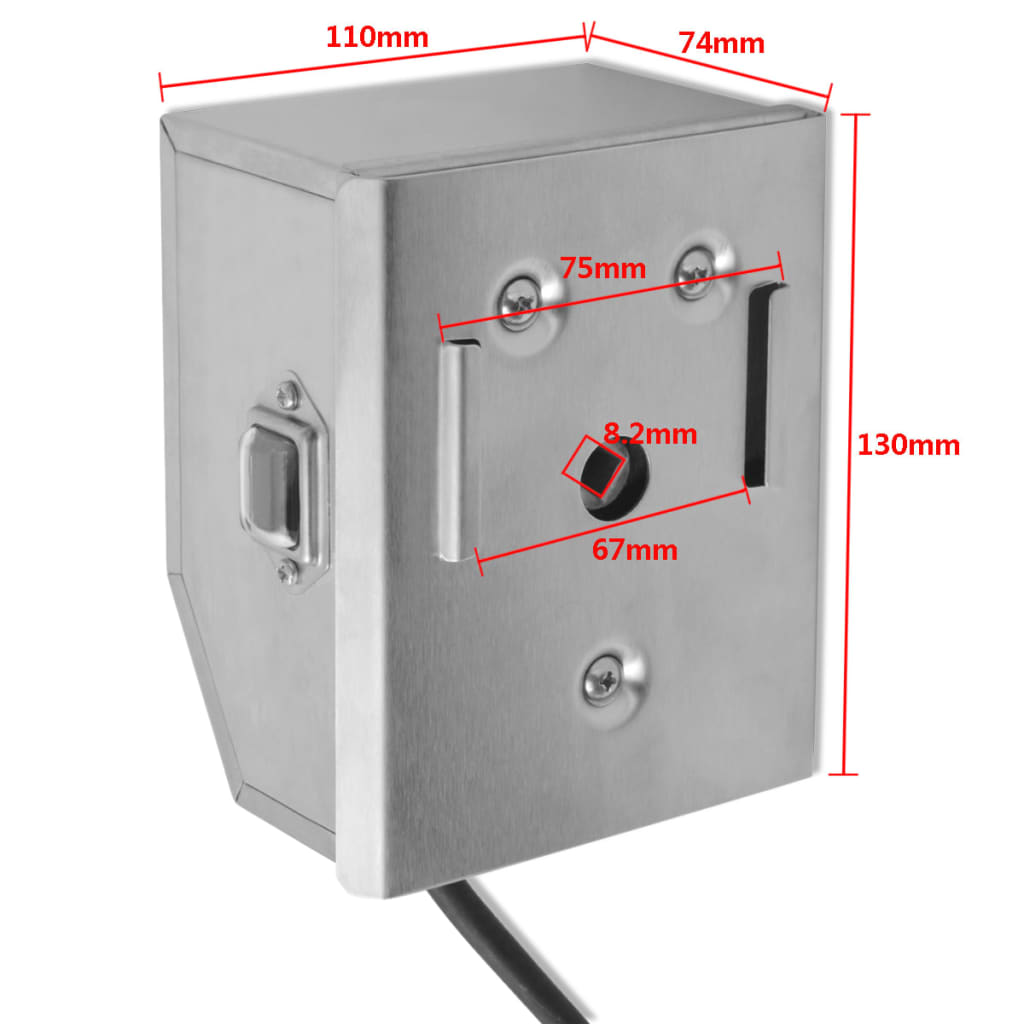 Motore Professionale Per Spiedo In Acciaio Inox 4 W