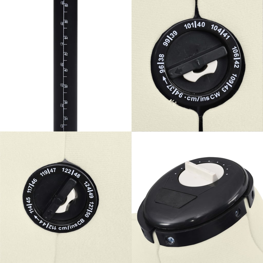 Manichino Femminile Regolabile Crema Taglia L 44-50 - Image 6