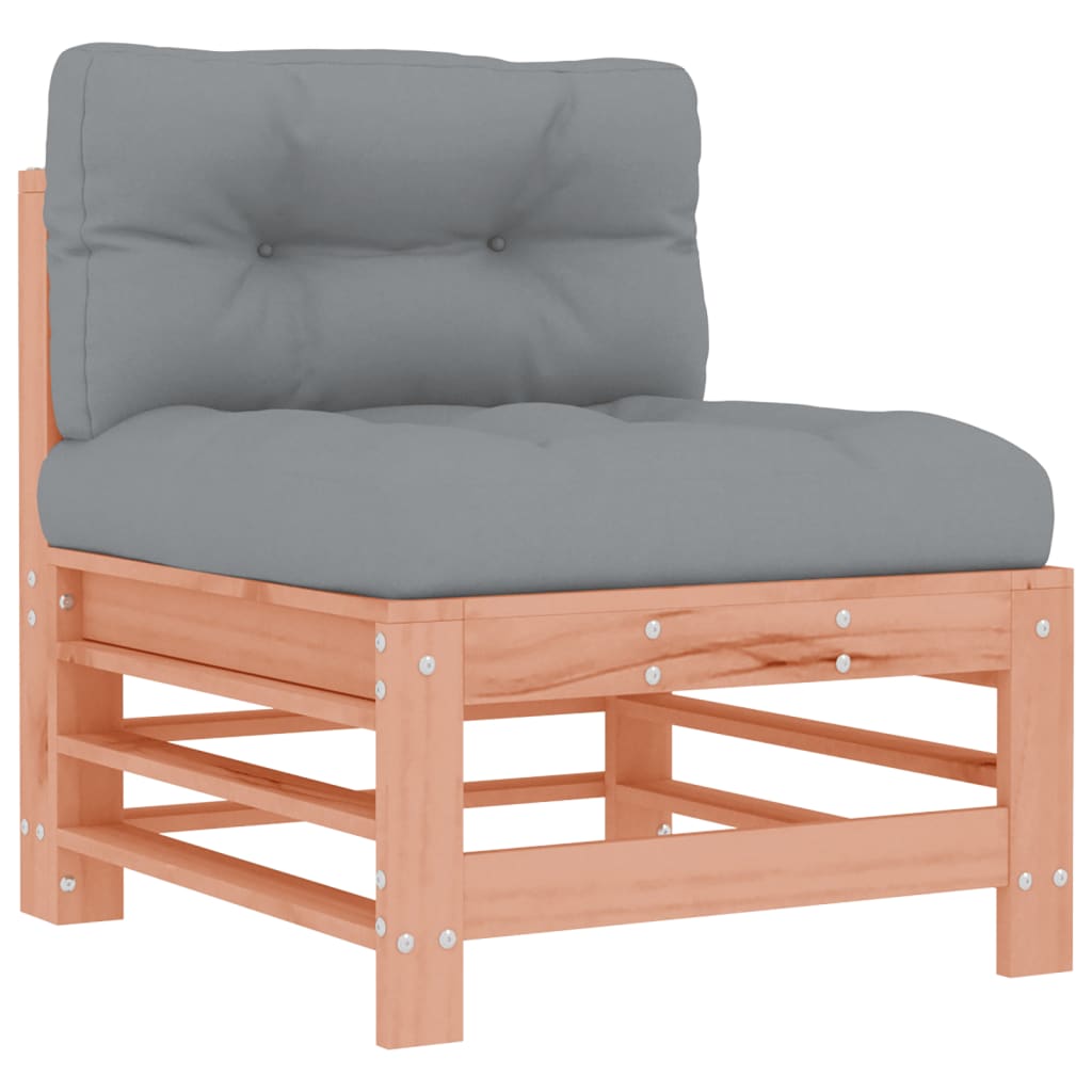 Divani Centrali Con Cuscini 2 Pz In Legno Massello Di Douglas