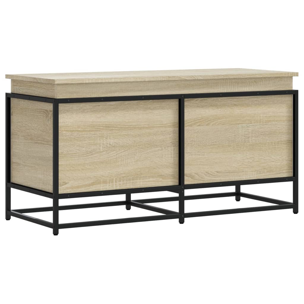 Contenitore Con Coperchio Rovere Sonoma 100x40x51,5 Truciolato - Image 4