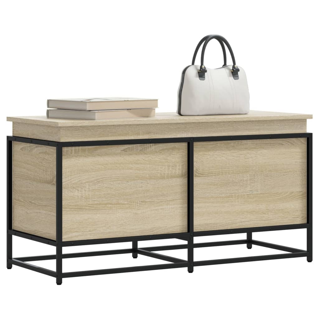 Contenitore Con Coperchio Rovere Sonoma 100x40x51,5 Truciolato - Image 5