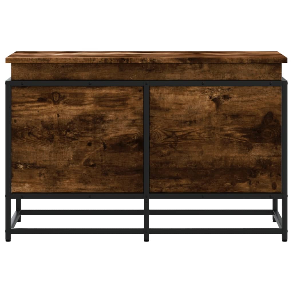 Contenitore Con Coperchio Rovere Fumo 80x40x51,5cm Truciolato - Image 5