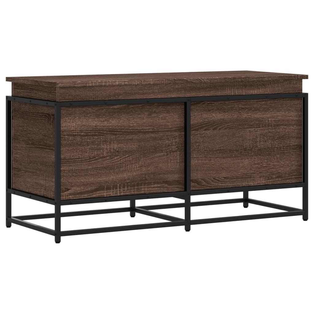 Contenitore Con Coperchio Rovere Marrone 100x40x51,5 Truciolato - Image 4