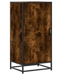 Scarpiera Rovere Fumo 48x38x97,5 Cm In Legno Multistrato