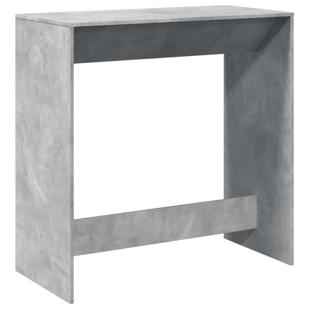 Tavolo Da Bar Grigio Cemento 102x50x103,5 Cm Legno Multistrato