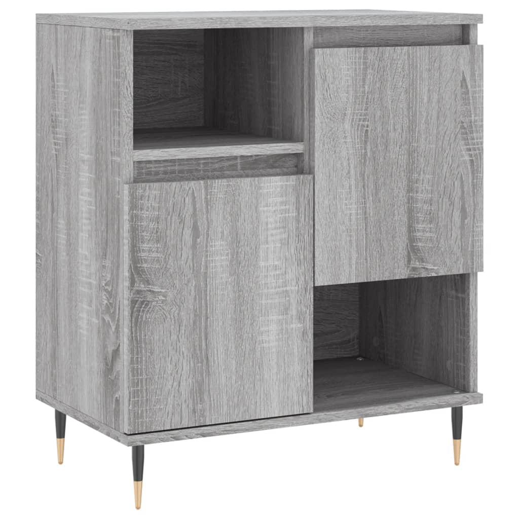 Credenza Grigio Sonoma 60x35x70 Cm In Legno Multistrato - Image 4