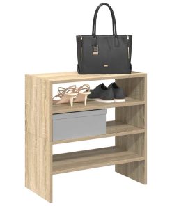 Scarpiere 2 Pz Impilabili Rovere Sonoma 60x30x30,5 cm