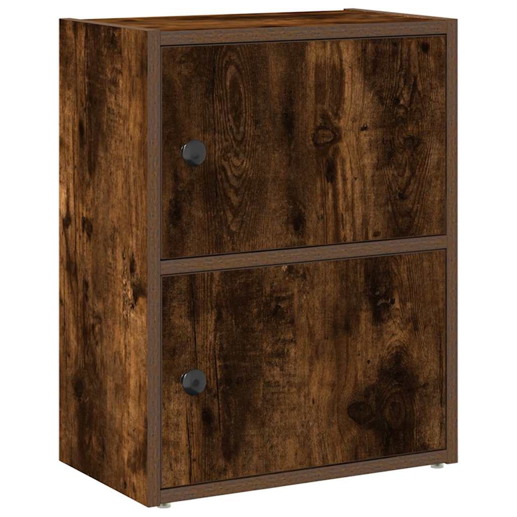 Libreria Rovere Fumo 40x24x52 Cm In Legno Multistrato - Image 2