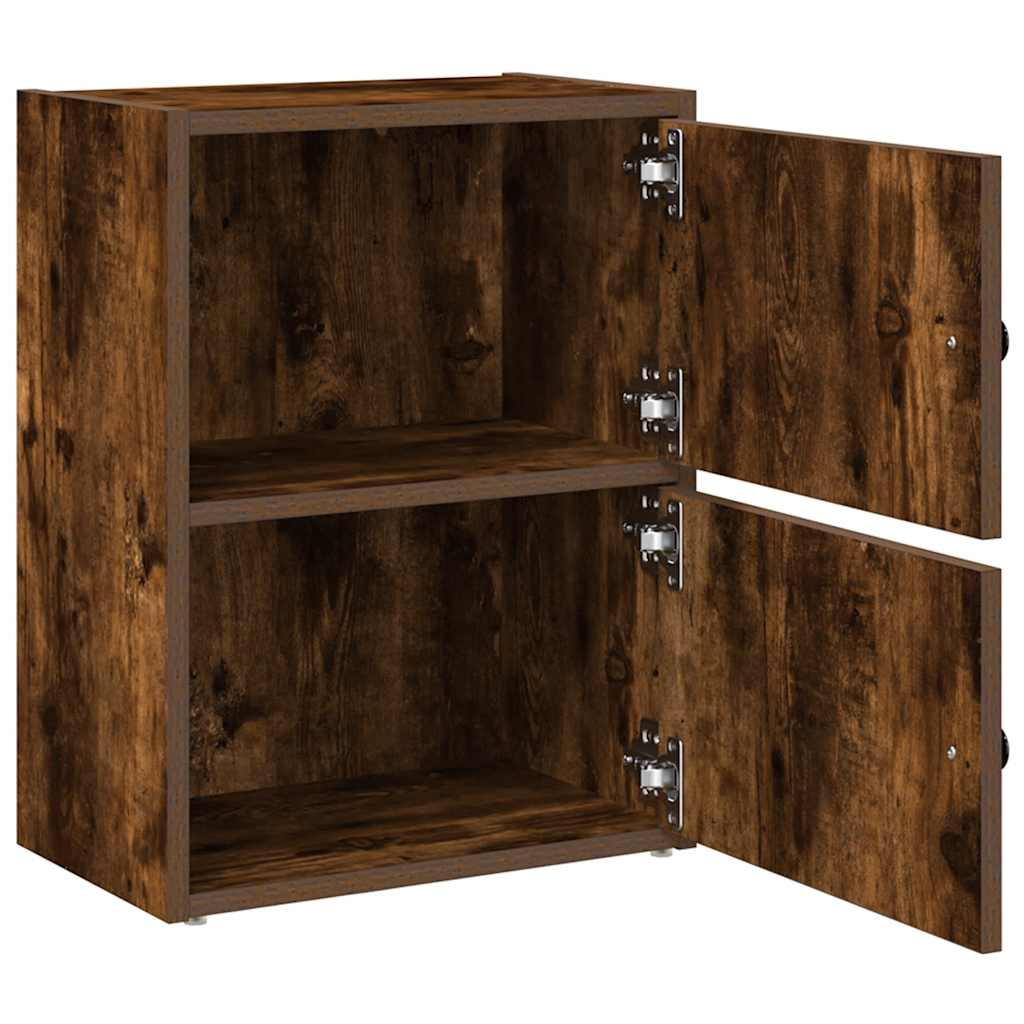 Libreria Rovere Fumo 40x24x52 Cm In Legno Multistrato - Image 5