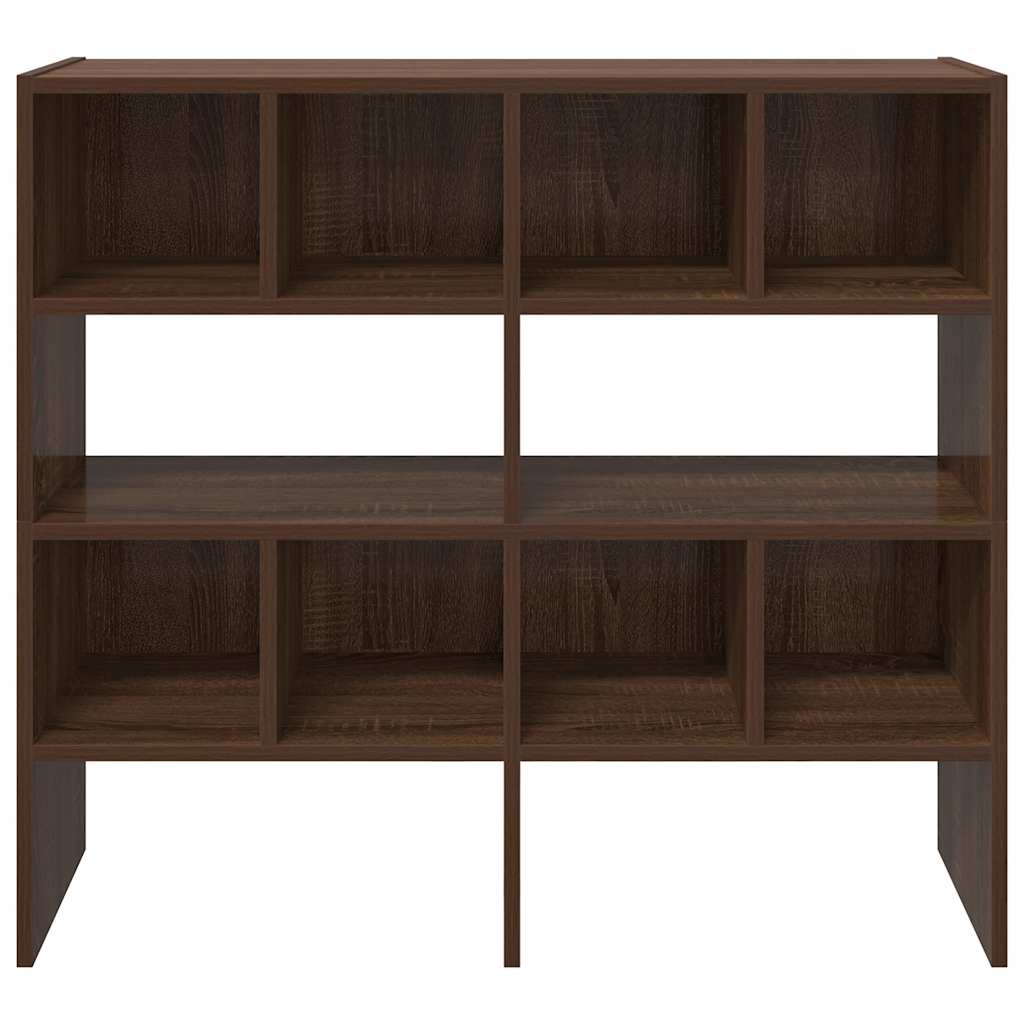 Scarpiere 2 Pz Impilabili Rovere Marrone 89,5x30x40 cm