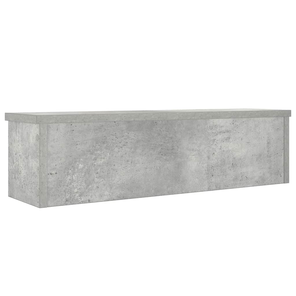Scaffale Da Cucina Impilabile Grigio Cemento 60x15x16 cm