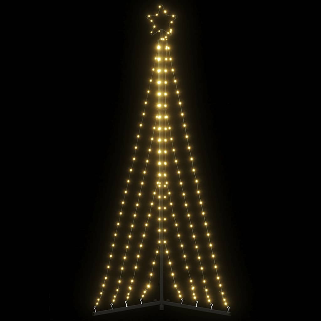 Albero Di Natale A Led 339 Led Bianco Caldo 187 cm - Image 4