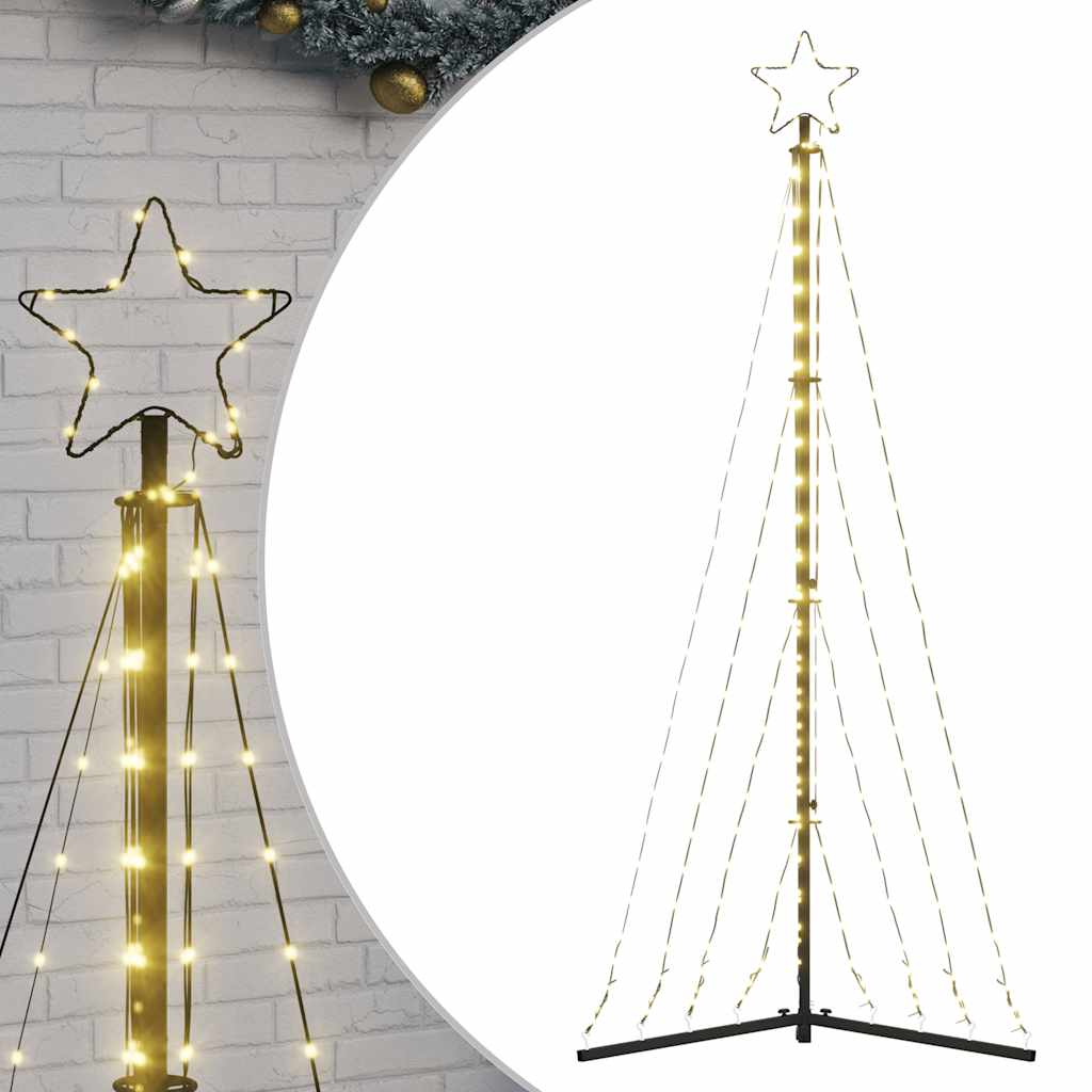 Albero Di Natale A Led 339 Led Bianco Caldo 187 cm - Image 6