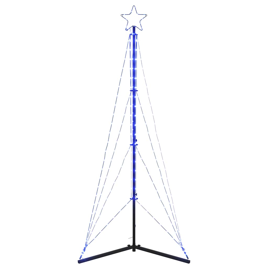 Albero Di Natale A Led 363 Led Blu 182 cm