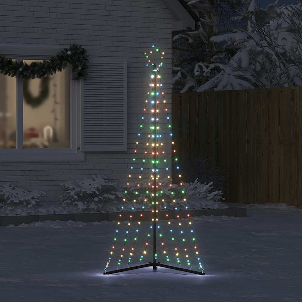 Albero Di Natale A Led 339 Led Colorato 187 cm - Image 3