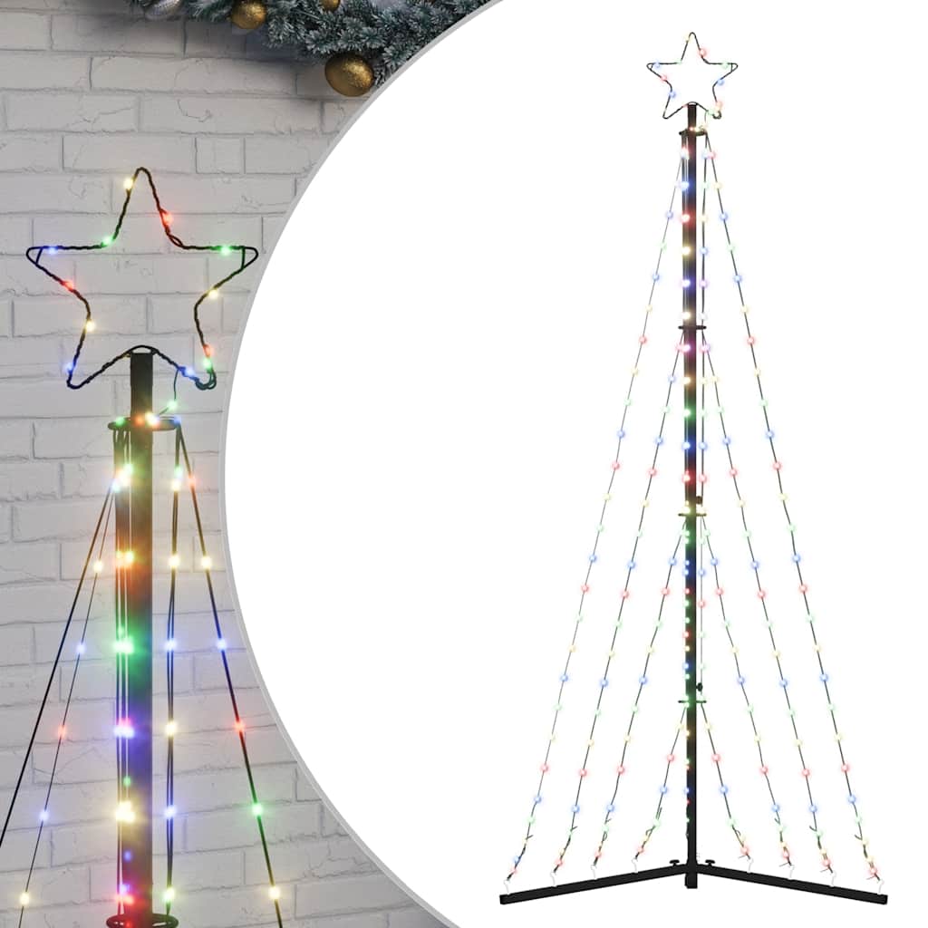 Albero Di Natale A Led 339 Led Colorato 187 cm - Image 4