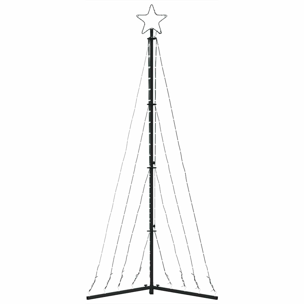 Albero Di Natale A Led 339 Led Colorato 187 cm