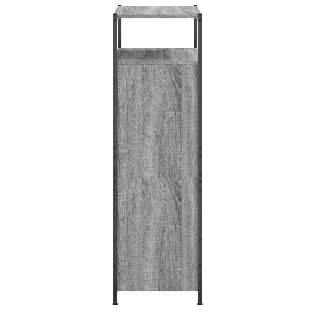 Scarpiera Grigio Sonoma 60x34x112 Cm In Legno Multistrato