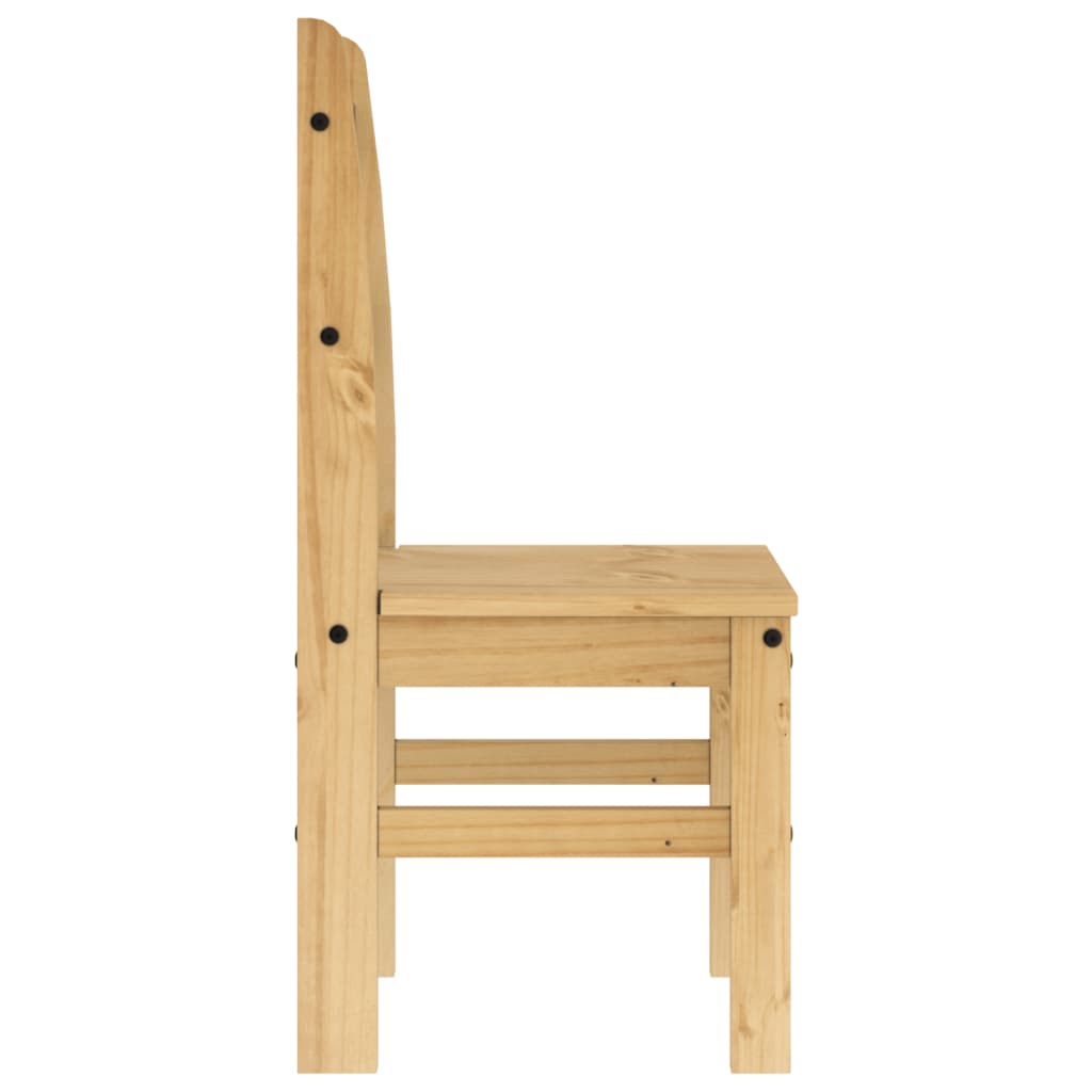 Sedie Da Pranzo 2 Pz 40x46x99 Cm Legno Massello Di Pino - Image 3