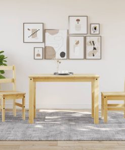 Sedie Da Pranzo 2 Pz Panama 40x46x90 Cm In Legno Massello Di Pino