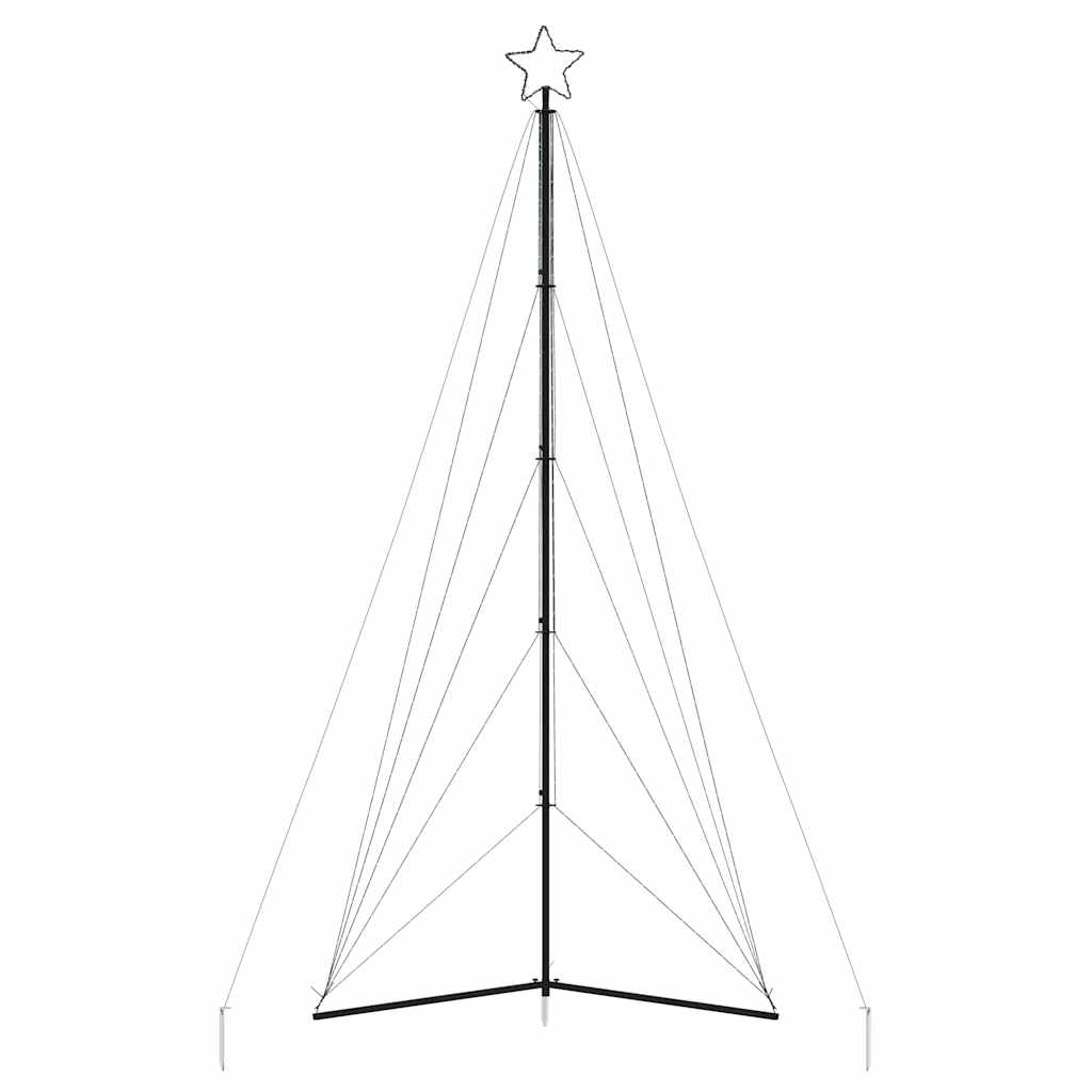 Albero Di Natale A Led 615 Led Colorato 404,5 cm