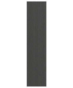 Zerbino A Strisce Nere E Grigie 115x500 cm