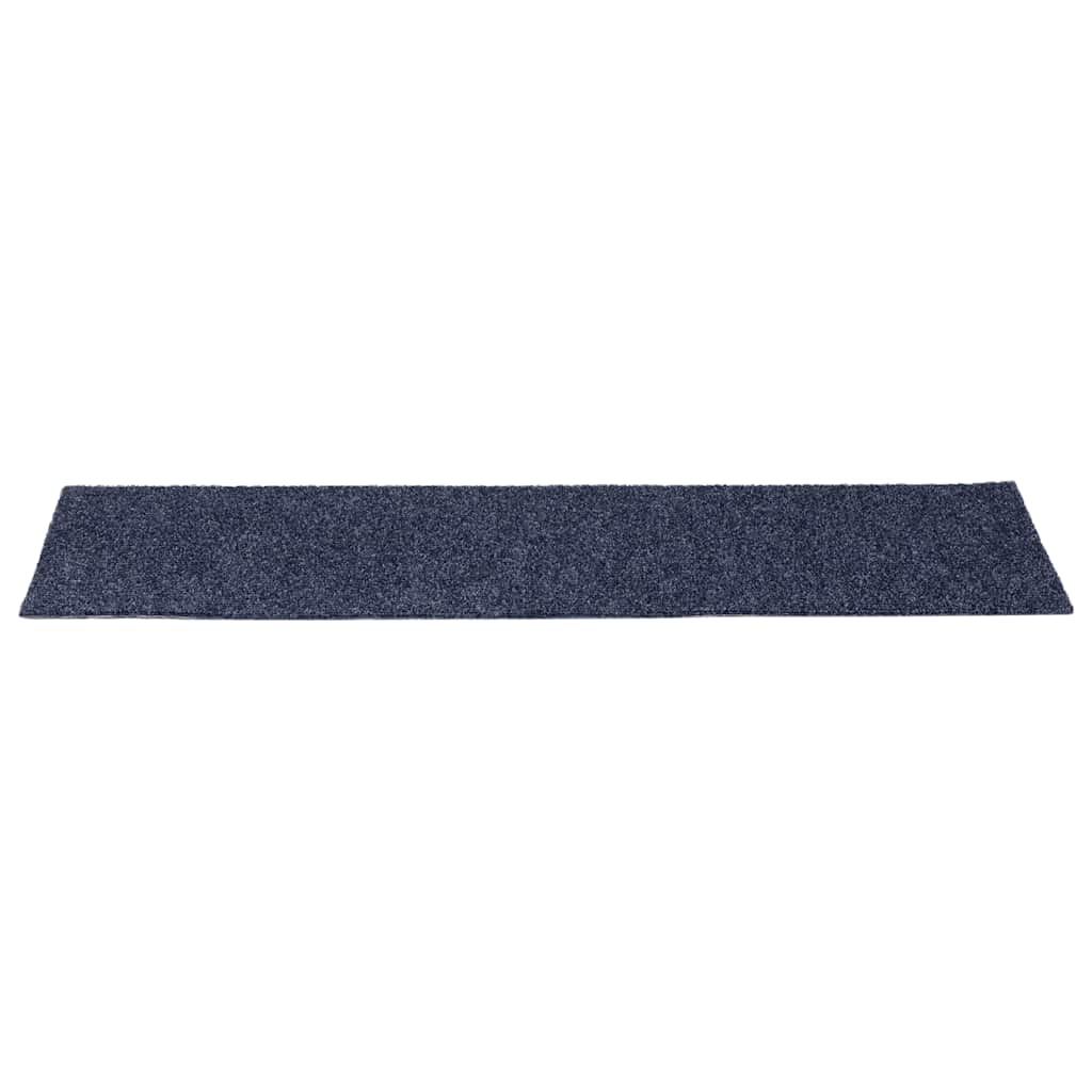 Tappetini Per Scale Autoadesivi 30 Pz 76x20 Cm Grigio Blu Rettangolari - Image 5