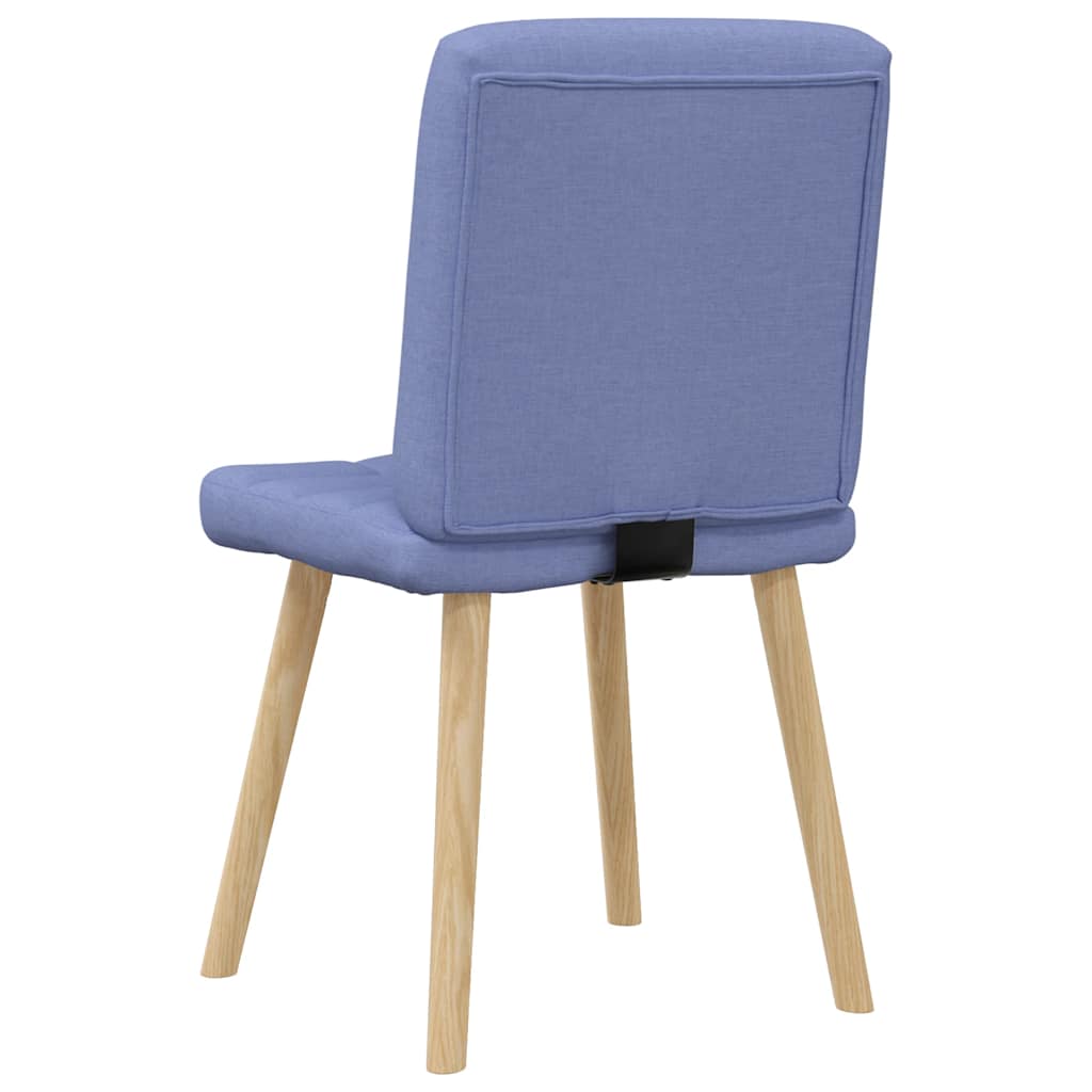 Sedie Da Pranzo 2 Pz Blu Jeans In Tessuto