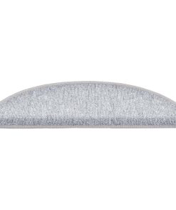 Tappetini Per Scale 30 Pz Grigio Chiaro 56x17x3 cm