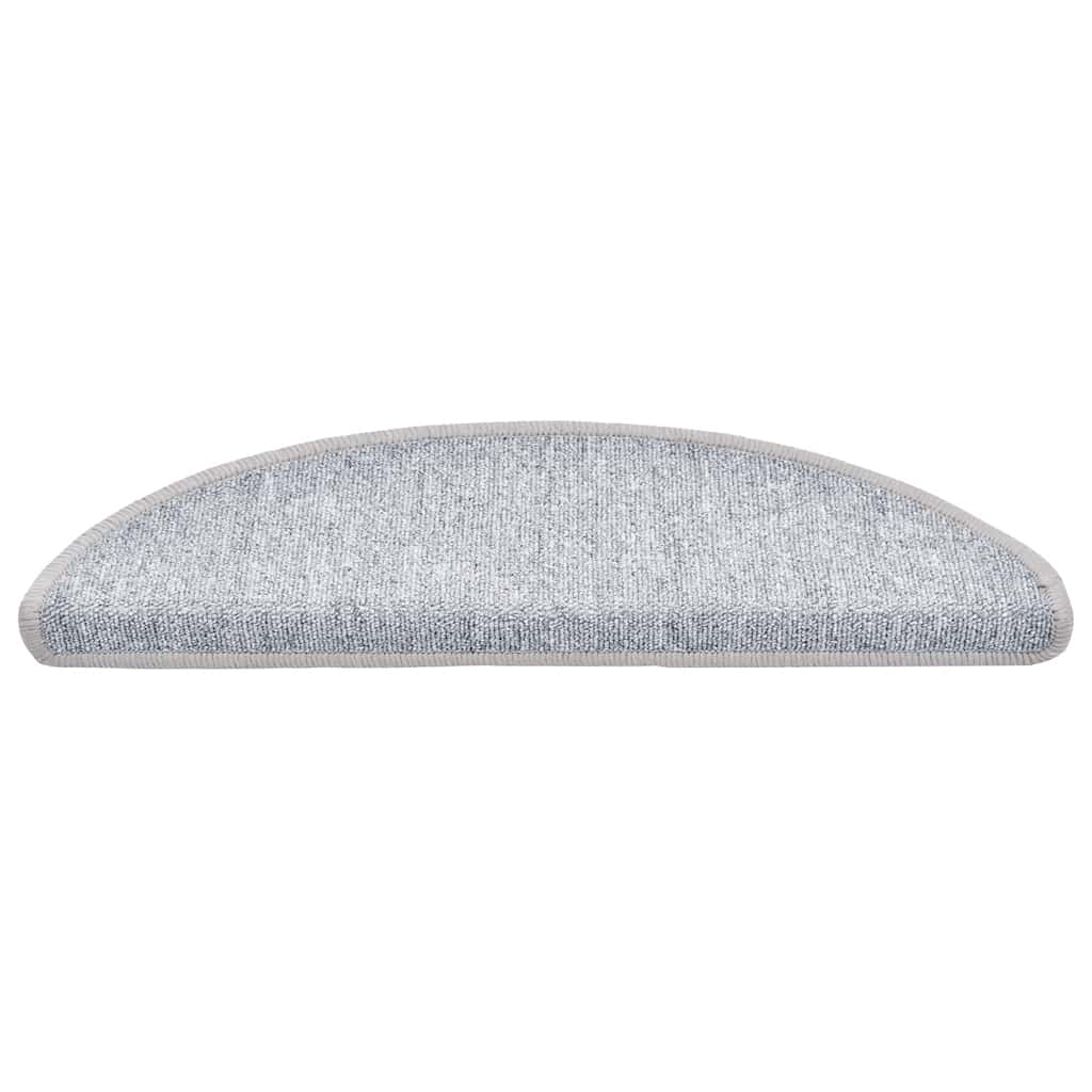 Tappetini Per Scale 30 Pz Grigio Chiaro 56x17x3 cm