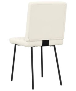 Sedie Da Pranzo 2 Pz Crema In Velluto