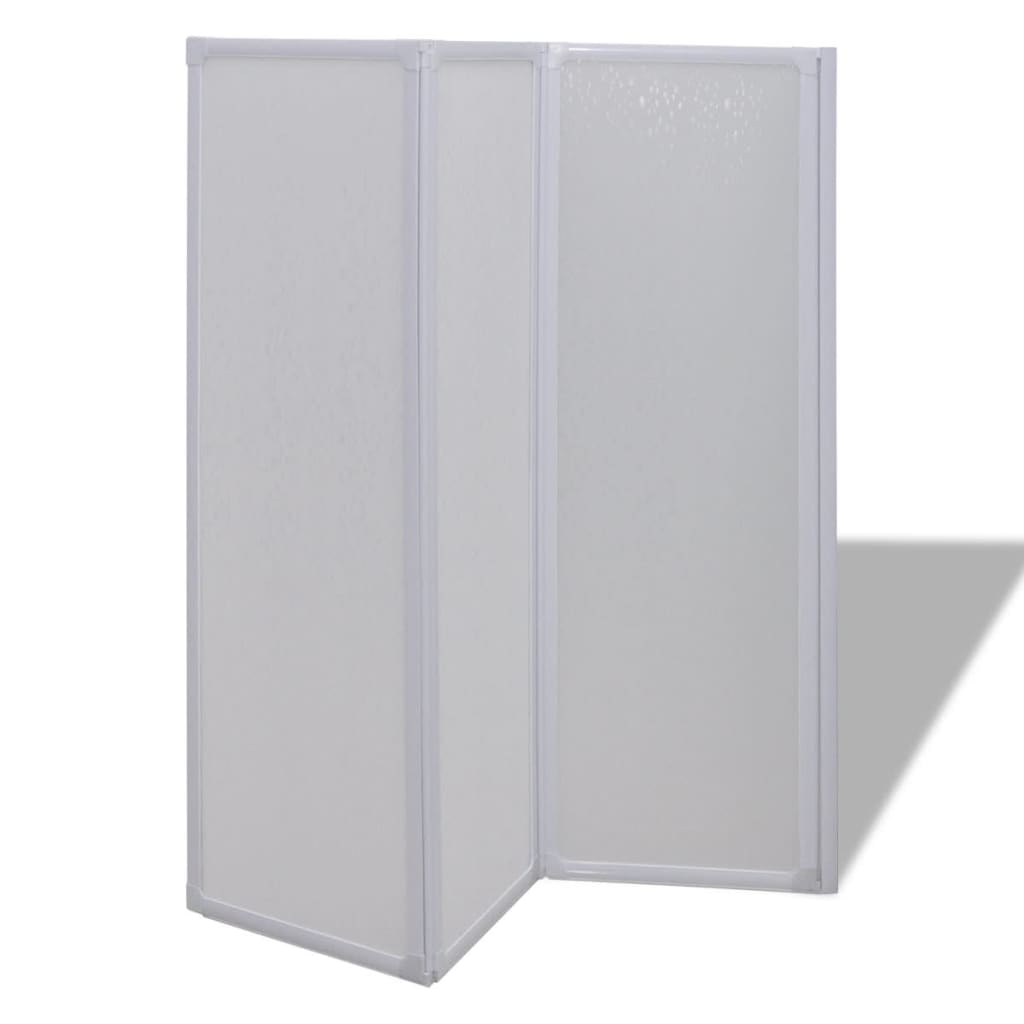 Doccia Da Bagno A Parete 141 X 132 Cm 3 Pannelli Pieghevoli