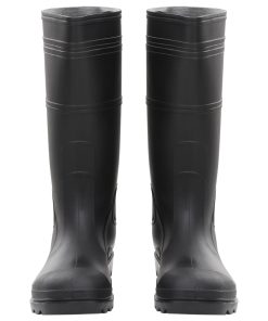 Stivali Da Pioggia Neri Misura 45 In Pvc