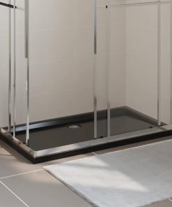 Piatto Doccia In Abs Rettangolare Nero 70x120 cm