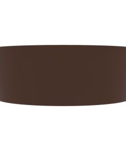 Lavandino Con Troppopieno Marrone Scuro Opaco 36x13 Cm Ceramica