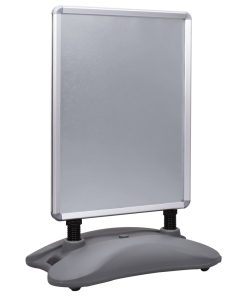 Piedistallo Per Poster A1 Base Ad Acqua Grigio Lega Alluminio