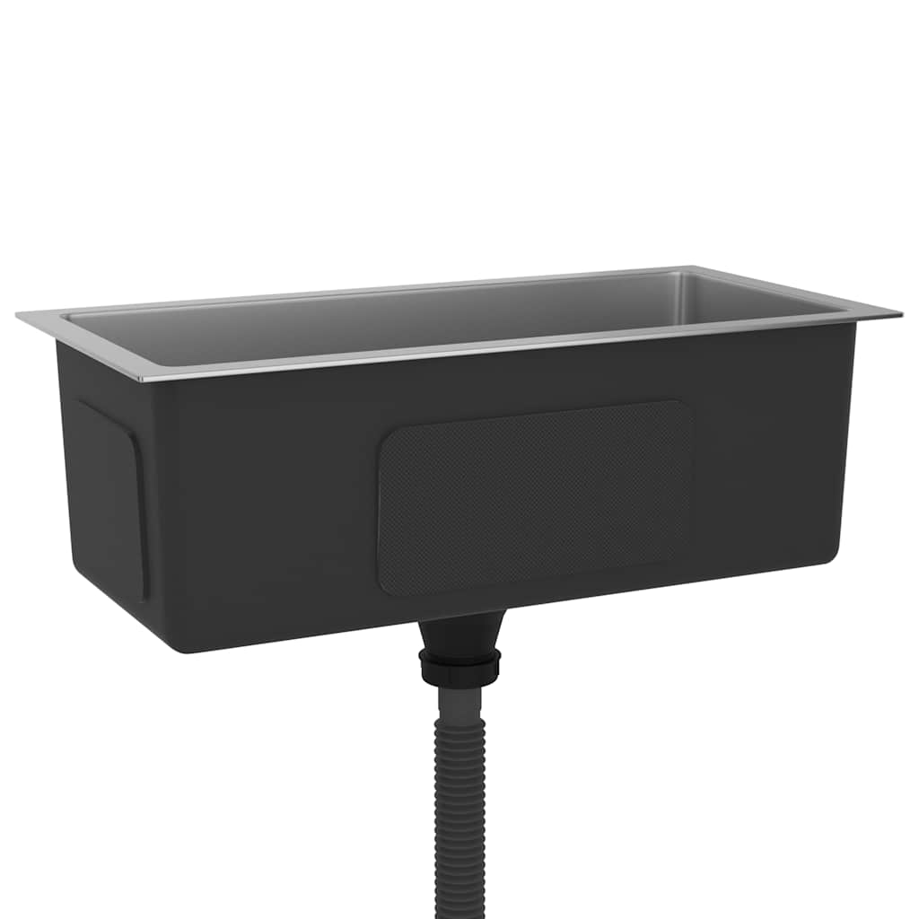 Lavello Da Cucina Lavorato A Mano In Acciaio Inox - Image 6