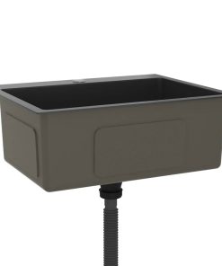 Lavello Da Cucina Lavorato A Mano Nero Acciaio Inox