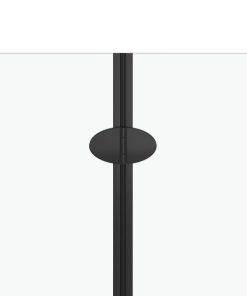 Box Doccia Pieghevole A Libro 2 Pannelli In Esg 95x140 Cm Nero