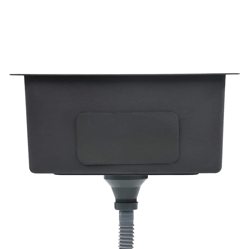 Lavello Da Cucina Lavorato A Mano In Acciaio Inox - Image 6