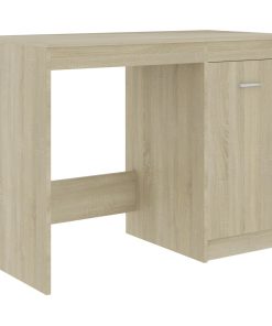Scrivania Rovere Sonoma 100x50x76 Cm In Legno Multistrato