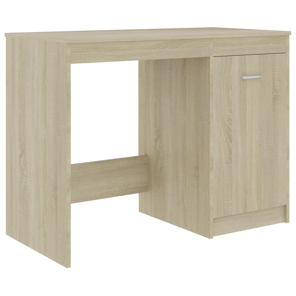 Scrivania Rovere Sonoma 100x50x76 Cm In Legno Multistrato