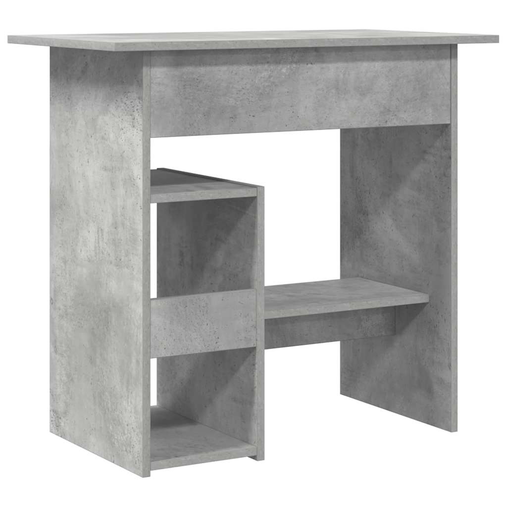 Scrivania Grigio Cemento 80x45x74 Cm In Legno Multistrato - Image 6
