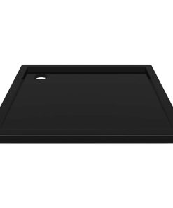 Piatto Doccia Quadrato In Abs Nero 80x80 cm