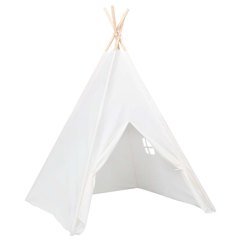 Tenda Tipi Bimbi Borsa Bianco Microfibra Strisce 120x120x150cm - Image 3
