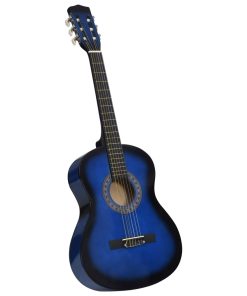 Chitarra Classica Per Principianti Con Custodia Blu 3/4 36"