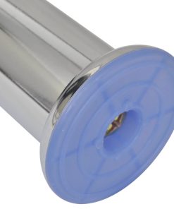Piedini Rotondi Per Divani 8 Pz Cromati 120 mm