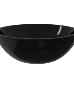 Lavandino In Vetro 50x37x14 Cm Nero