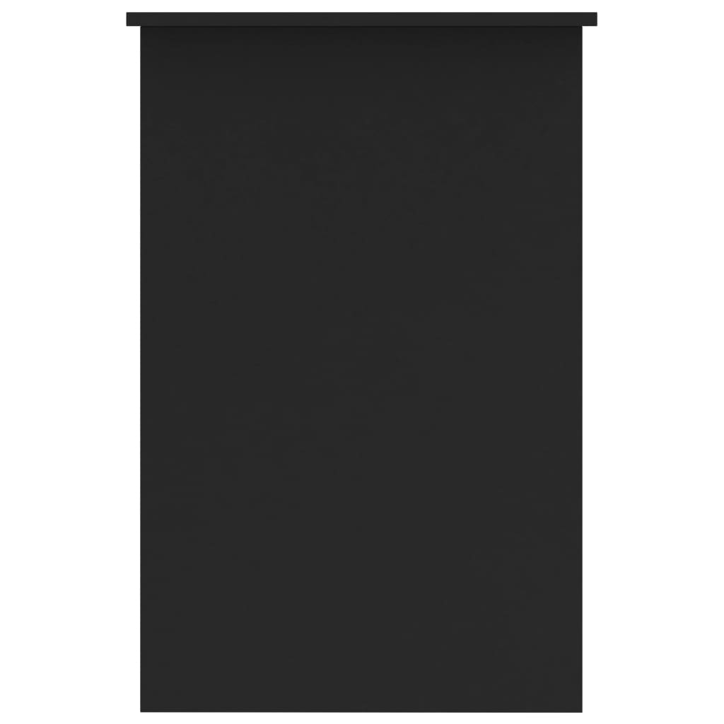 Scrivania Nera 100x50x76 Cm In Legno Multistrato