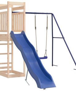 Set Da Gioco Da Esterno In Legno Massello Di Pino